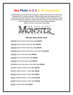 Hot Picks U - Pro Music Australia!