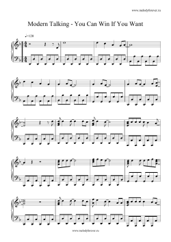 Modern Talking - You Can Win If You Want
