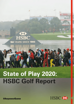 HSBC golf report