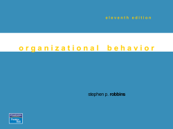 Organizational Behavior 11e