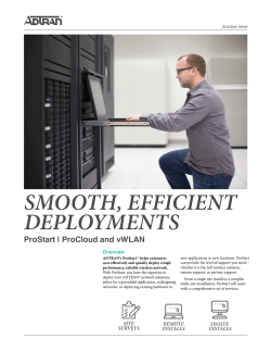 smooth, efficient deployments