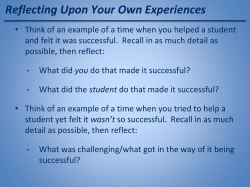 Preparing Instructors to Teach Online: Two Faculty