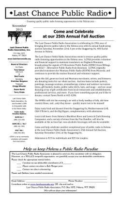 Nov. 2013 - Last Chance Public Radio Association