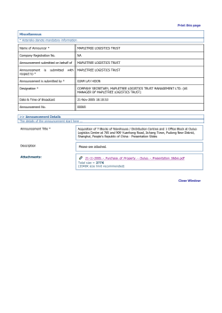 Print this page Miscellaneous * Asterisks denote mandatory