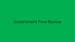 Government Final Review