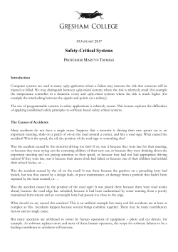 Standards for developing Safety Critical Systems