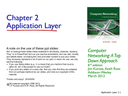 3rd Edition: Chapter 2 - University of Calgary