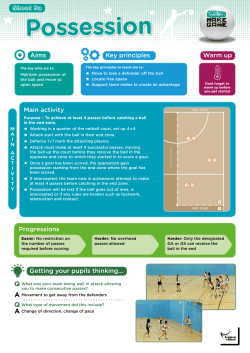 Possession - England Netball