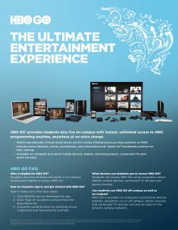 THE ULTIMATE ENTERTAINMENT EXPERIENCE