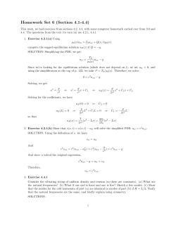 Homework Set 6 (Section 4.1-4.4)