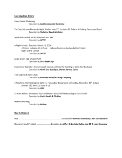 Live Auction Items Buy A Chance