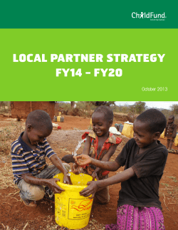 local partner strategy fy14 - fy20