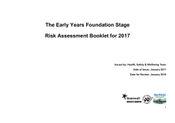 The Early Years Foundation Stage - Safeguarding Sheffield Children