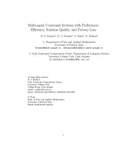 Multi-agent Constraint Systems with Preferences