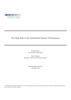 The Dark Side of the Generalized System of Preferences