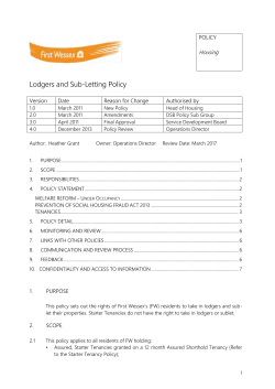 Introduction - First Wessex