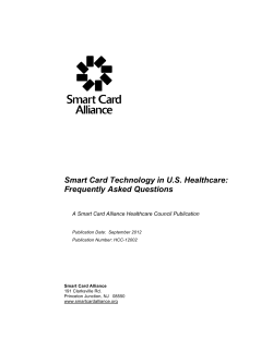 Smart Card Technology in US Healthcare