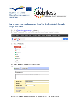 Google Docs Forms GuideV2