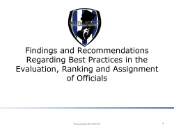 SJSOA Best Practices