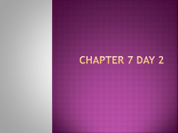 Chapter 7 Day 2