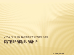 Entrepreneurship
