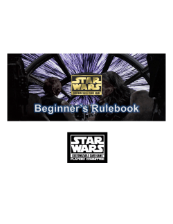 Beginner`s Rulebook - Star Wars CCG Players Committee