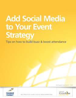 Add Social Media to Your Event Strategy