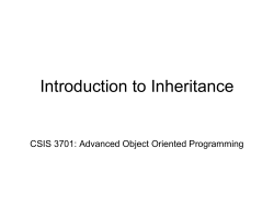 Introduction to Object