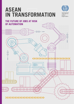 The future of jobs at risk of automation