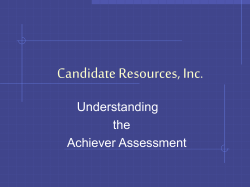 Candidate Resources, Inc.