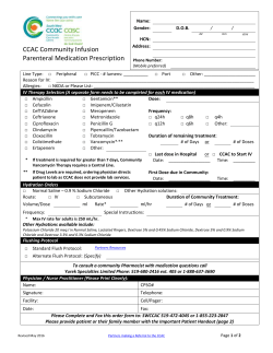 CCAC Pharmacy - Community Care Access Centre