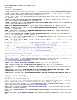 Related Work Reference List(Role