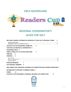 Coordinators Guide (regional) 2016
