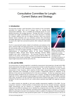 CCL: Current Status and Strategy (condensed version, 2016)