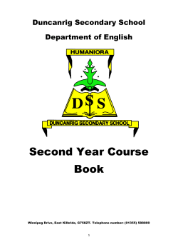 First Year Homework Booklet