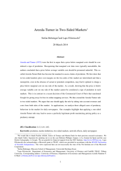 Upward Pricing Pressure in Two