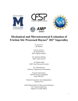 Mechanical and Microstructural Evaluation of Friction Stir Processed