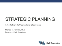 The Strategic Planning Process