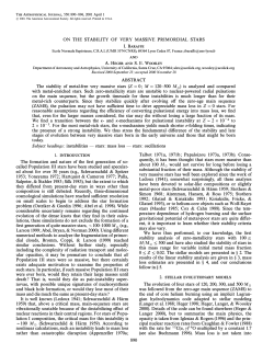 On the Stability of Very Massive Primordial Stars