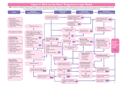 Figure 2:`Girls on the Move` Programme Logic Model