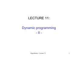 ALGORITHMICS