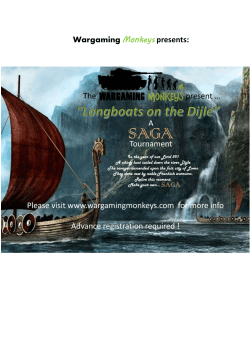 The tournament - Wargaming Monkeys