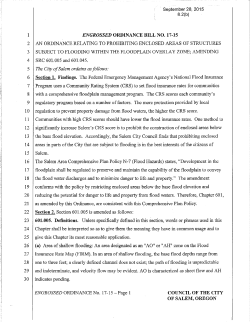 ENGROSSED ORDINANCE BILL NO.l7