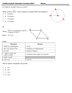 Practice EOCT - Cobb Learning