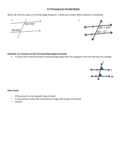 Finished 3.2 proving lines parallel