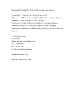 Combination Strategies for Pandemic