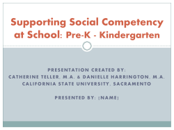 social competency - California State University