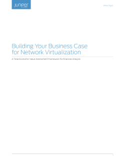 Building Your Business Case for Network