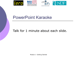 M1L1R1 Powerpoint Karaoke