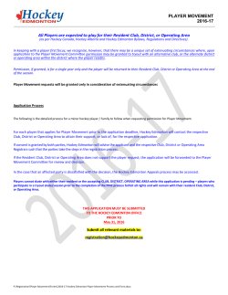 Hockey Edmonton Player Movement